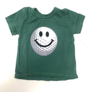 NEW COZII kids happy face golf tee in green